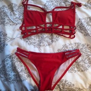 Red bikini